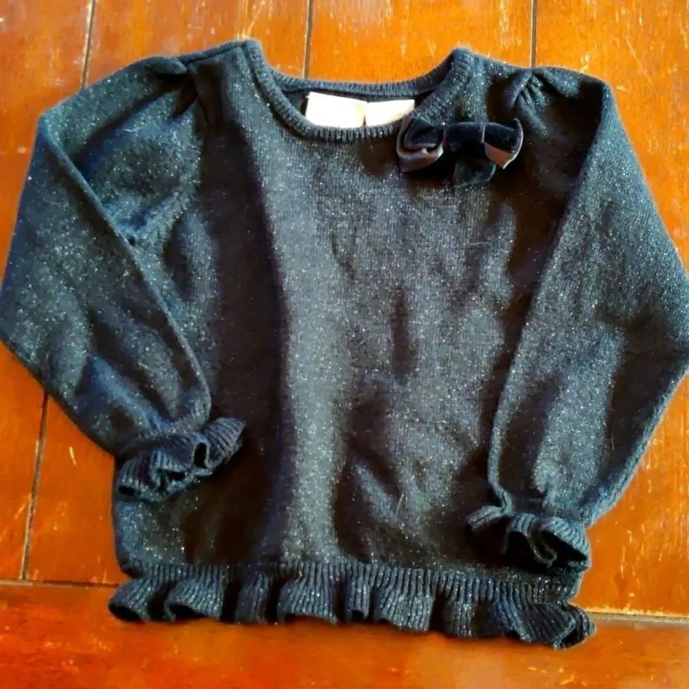 KOALA kids sparkle black sweater 18 months
